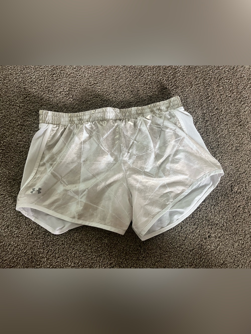 Under Armour Women's White / gold Athletic Shorts